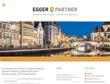 Tablet Screenshot of egger-partner.at